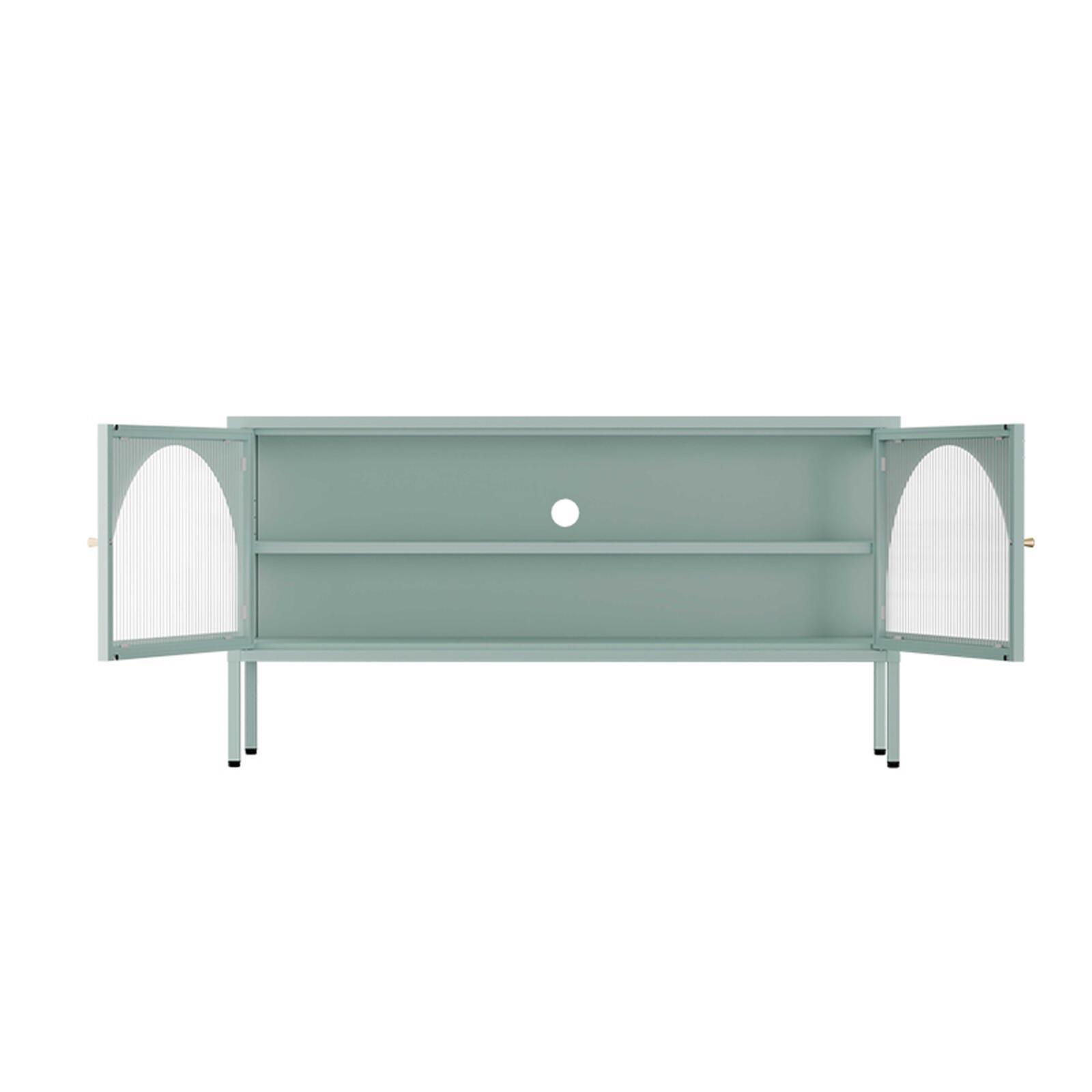 Meuble TV 115 cm en métal style moderne  