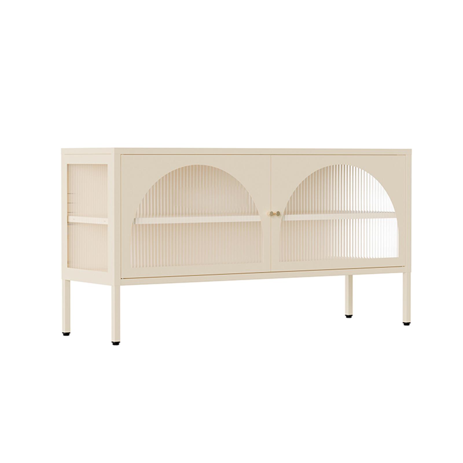 Meuble TV 115 cm en métal style moderne  