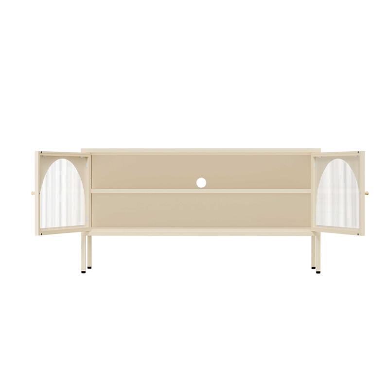 Meuble TV 115 cm en métal style moderne   (5/7)