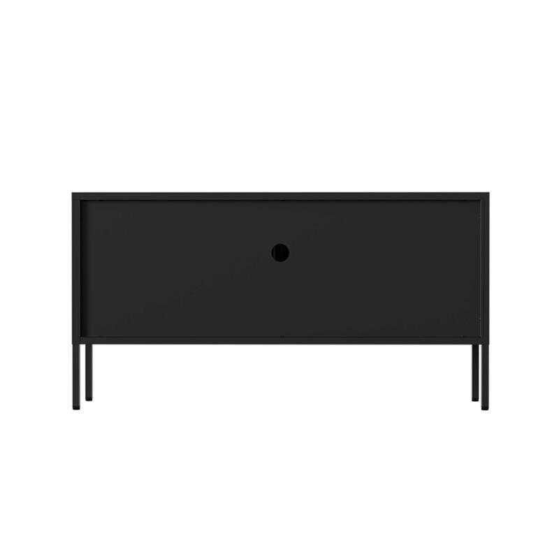 Meuble TV 115 cm en métal style moderne