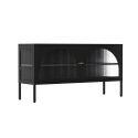 Meuble TV 115 cm en métal style moderne  