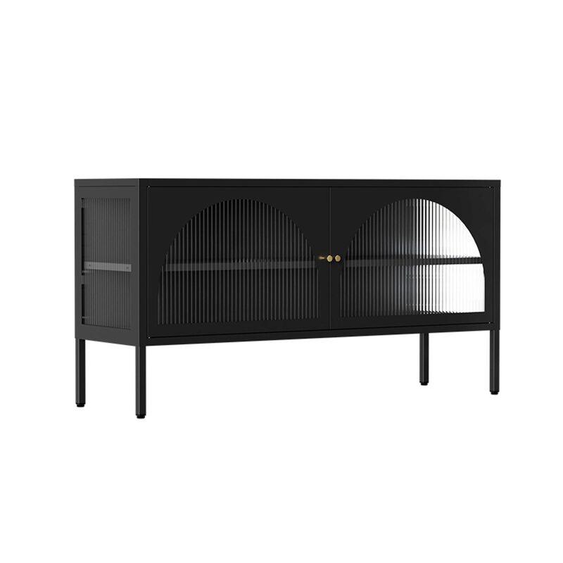 Meuble TV 115 cm en métal style moderne  