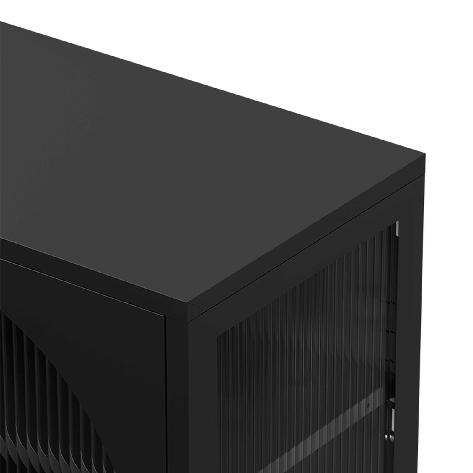 Meuble TV 115 cm en métal style moderne  