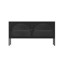 Meuble TV 115 cm en métal style moderne