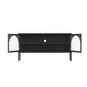 Meuble TV 115 cm en métal style moderne