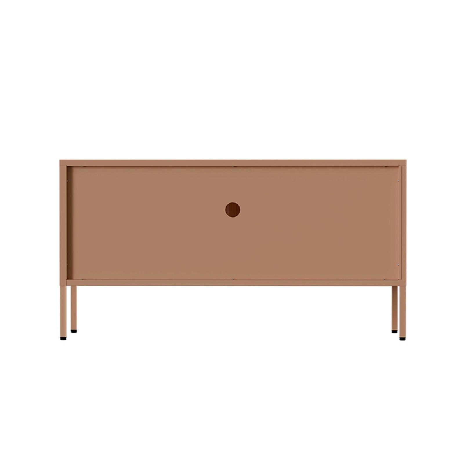 Meuble TV 115 cm en métal style moderne  