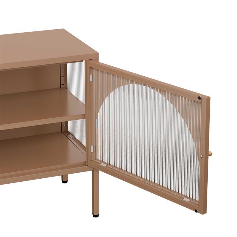 Meuble TV 115 cm en métal style moderne   (5/8)