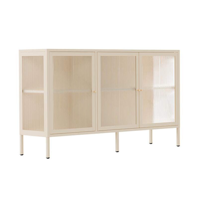 Buffet en métal 3 portes 140 cm | Oviala