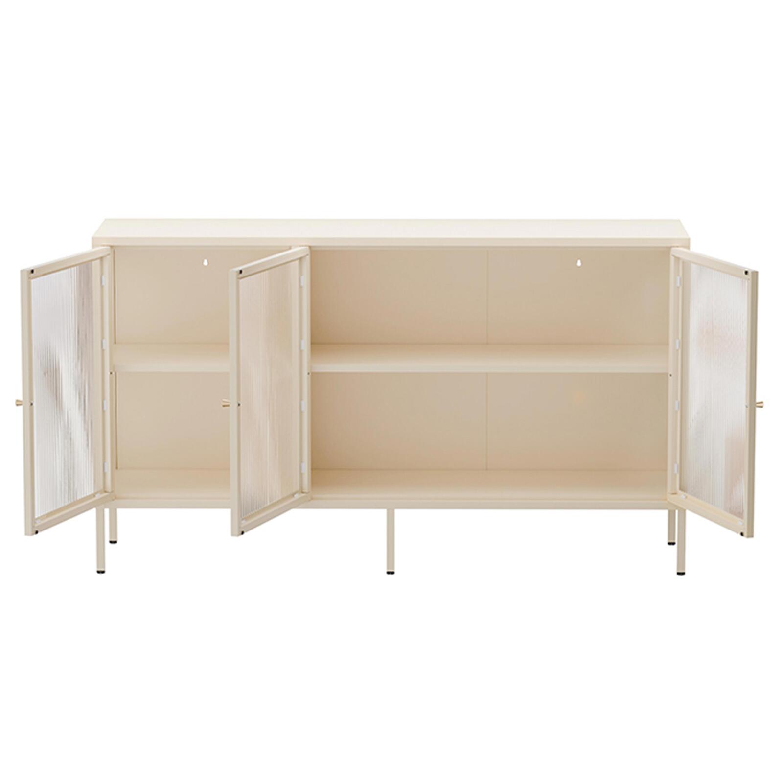 Buffet en métal 3 portes 140 cm  