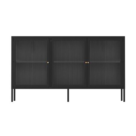 Buffet en métal 3 portes 140 cm   (2/8)