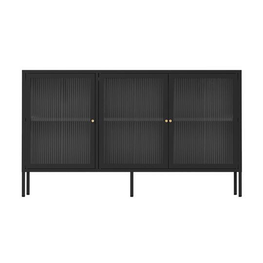 Buffet en métal 3 portes 140 cm | Oviala