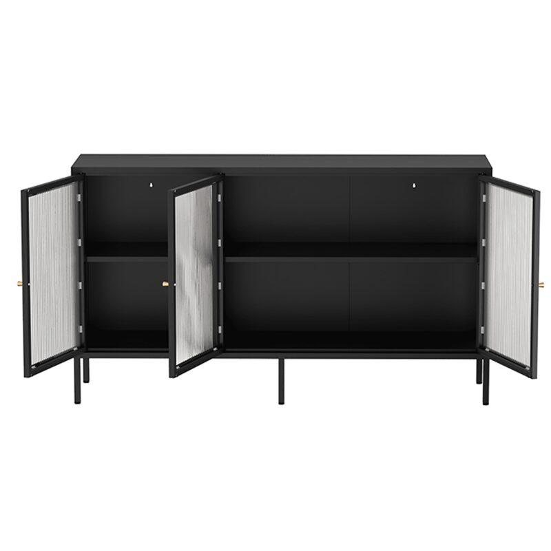 Buffet en métal 3 portes 140 cm  