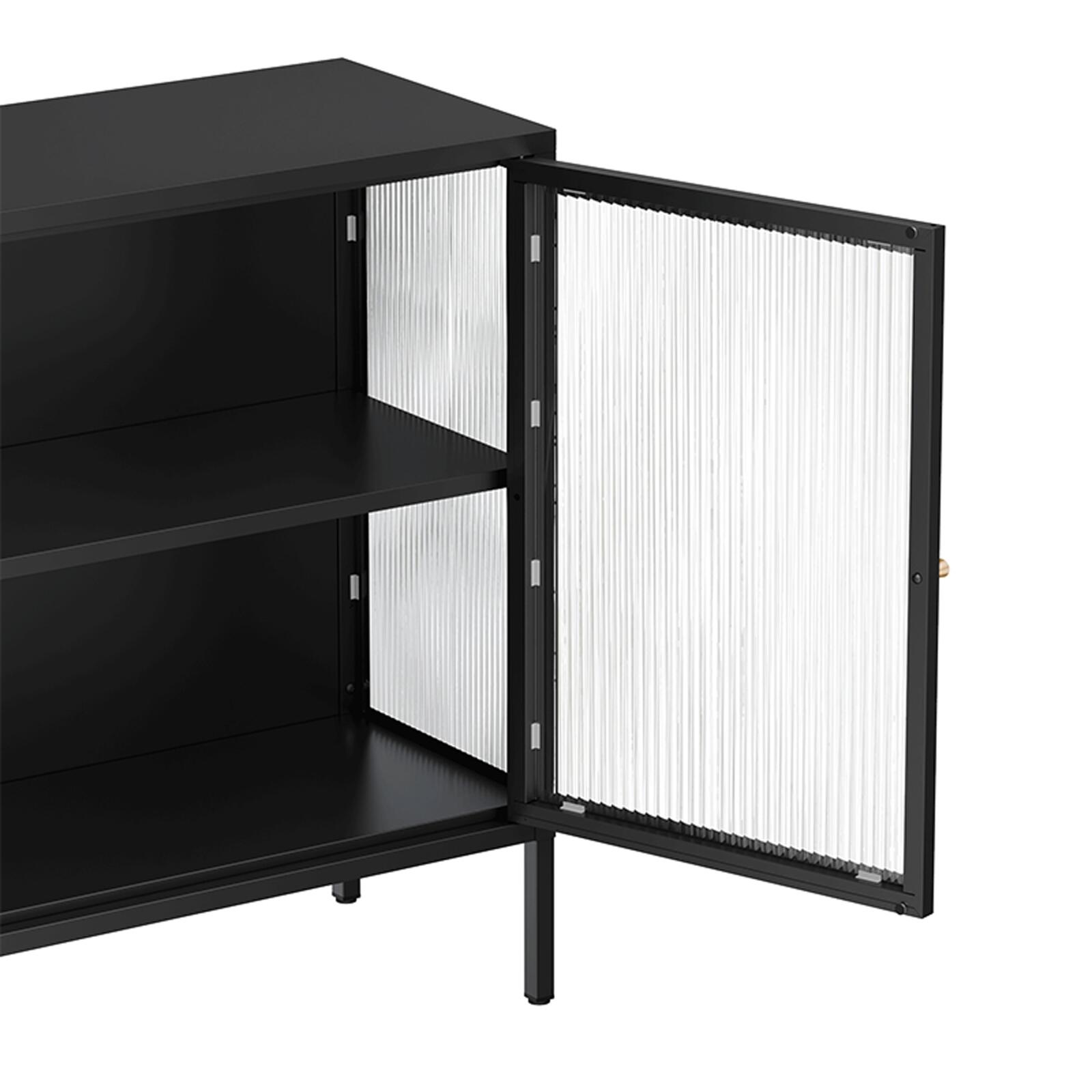 Buffet en métal 3 portes 140 cm  