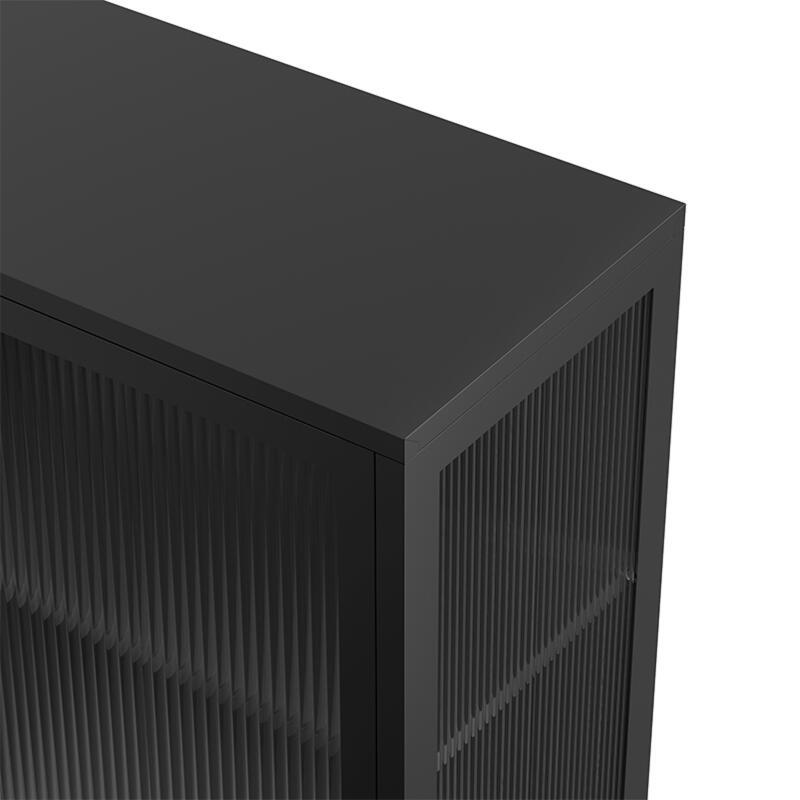 Buffet en métal 3 portes 140 cm  