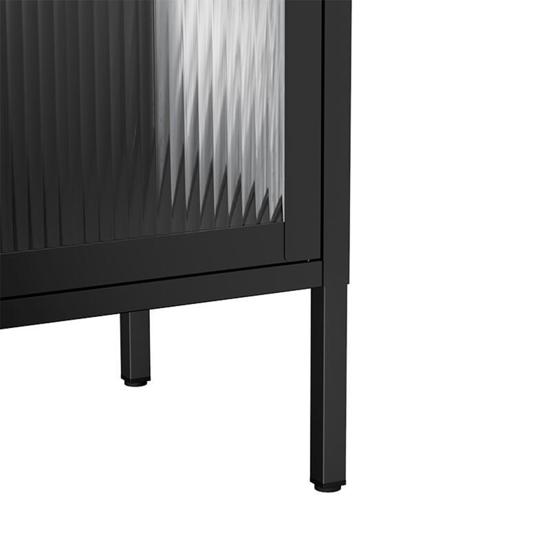 Buffet en métal 3 portes 140 cm