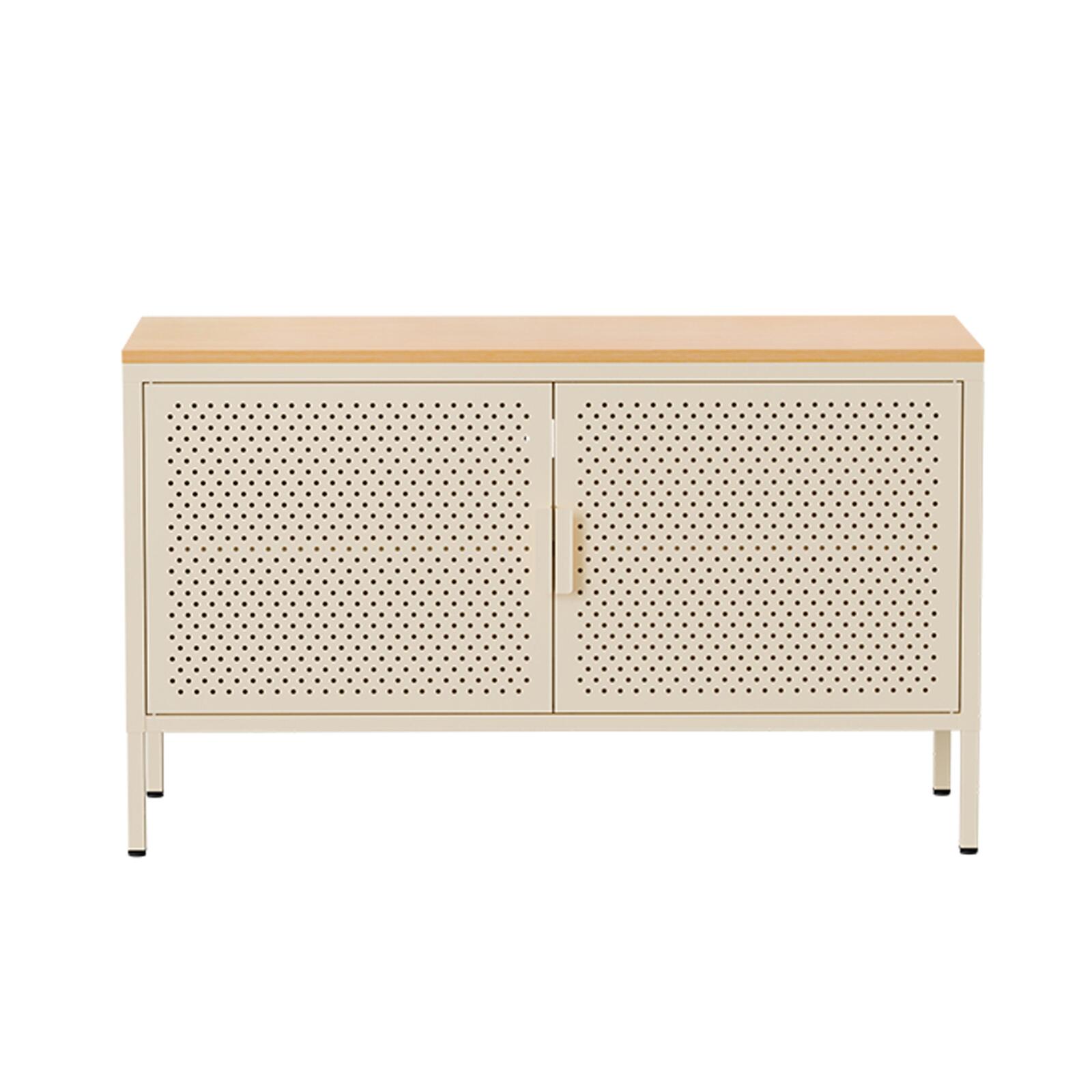 Buffet en métal 2 portes 100 cm 