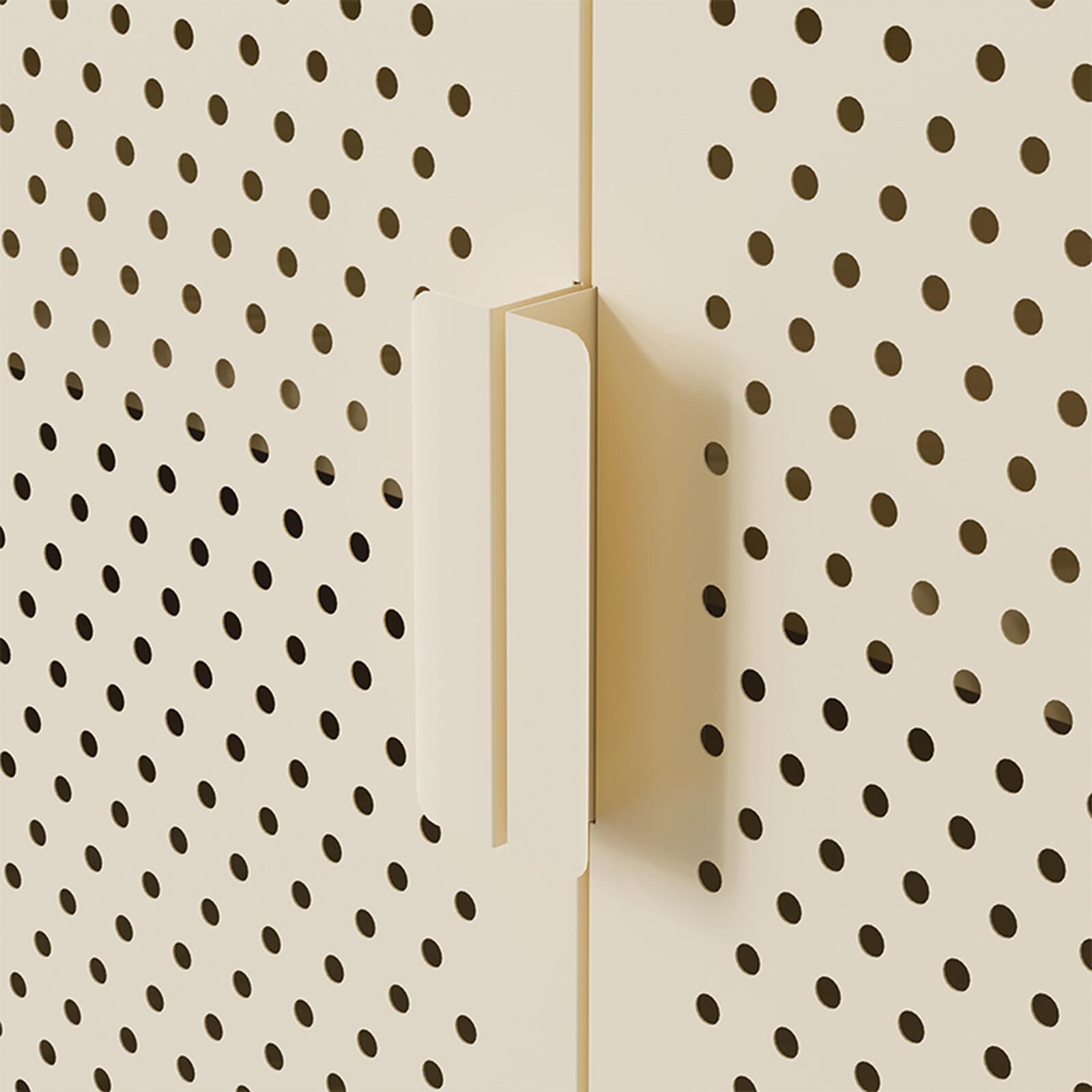 Buffet en métal 2 portes 100 cm 