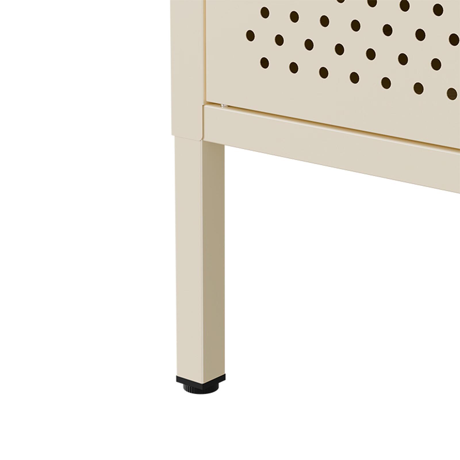 Buffet en métal 2 portes 100 cm 