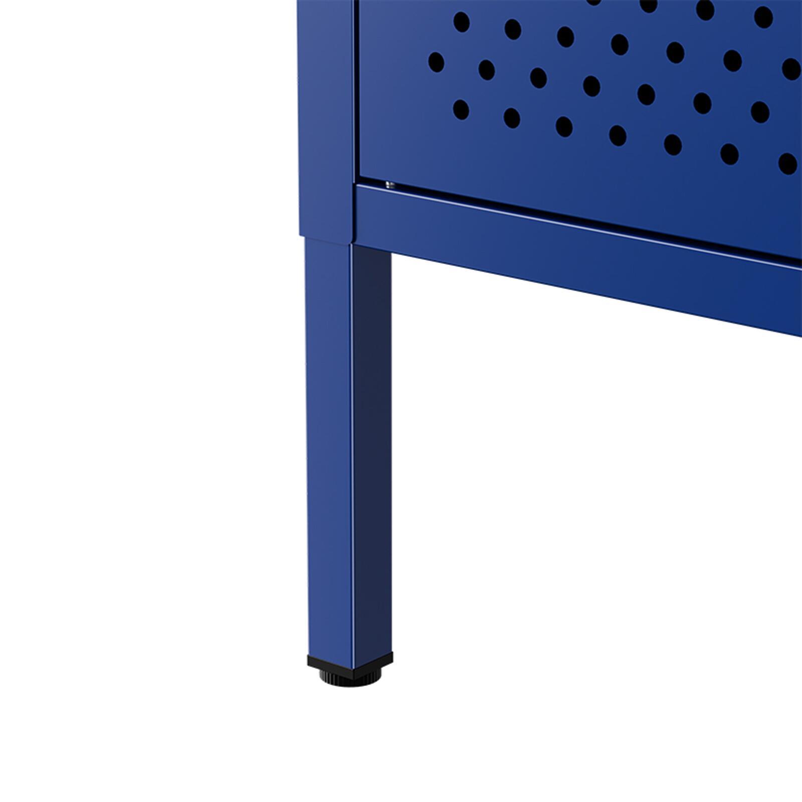 Buffet en métal 2 portes 100 cm 