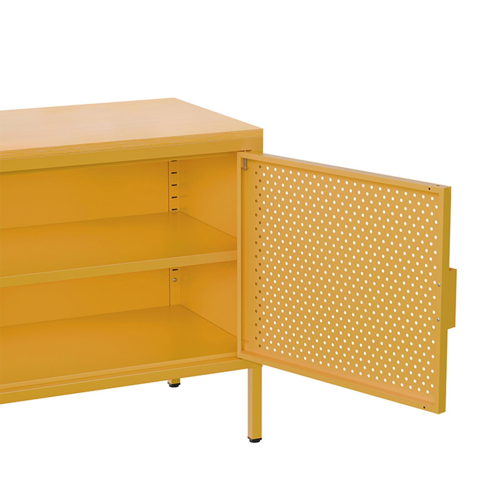 Buffet en métal 2 portes 100 cm 