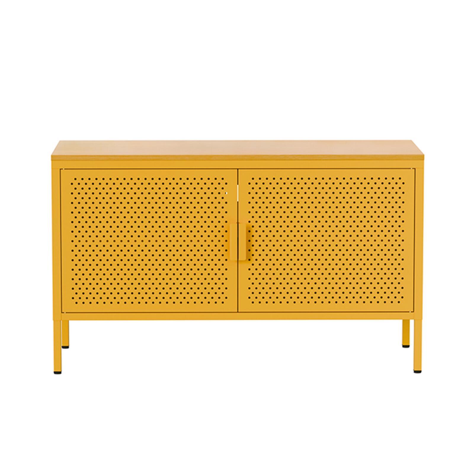 Buffet en métal 2 portes 100 cm 