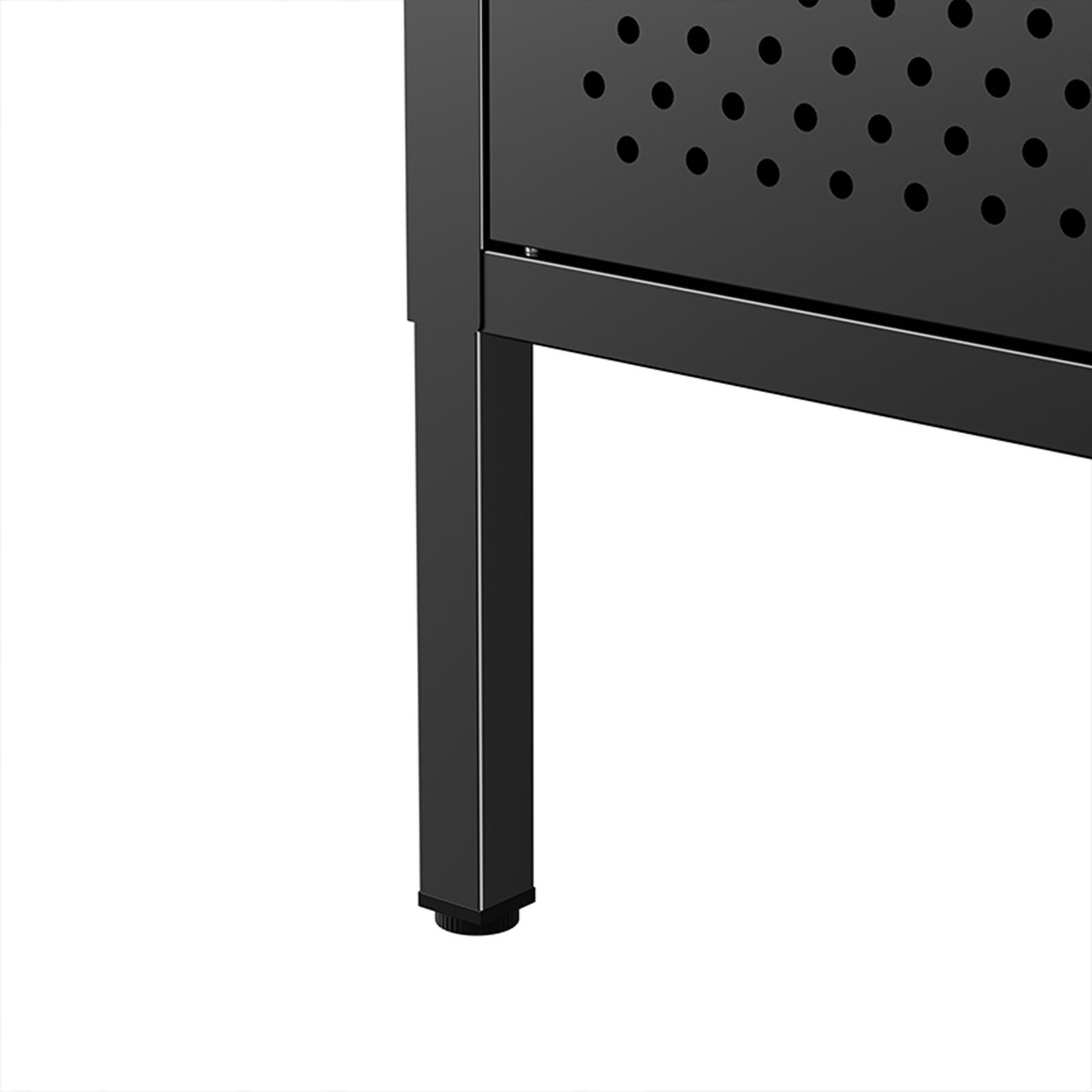 Buffet en métal 2 portes 100 cm 