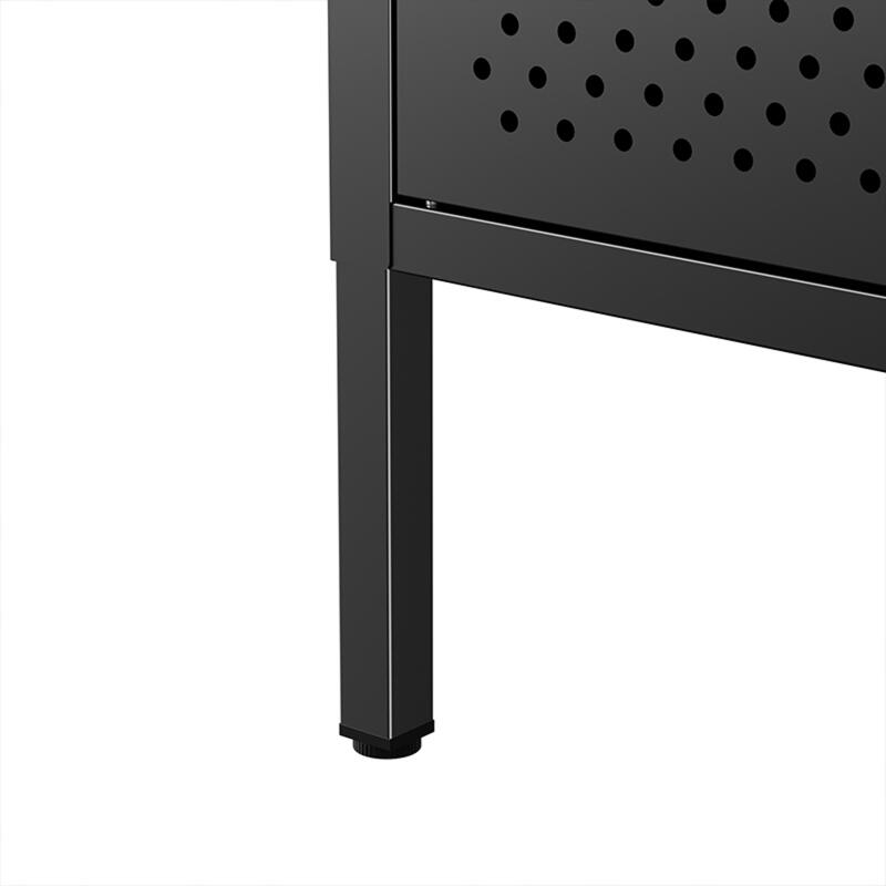 Buffet en métal 2 portes 100 cm 