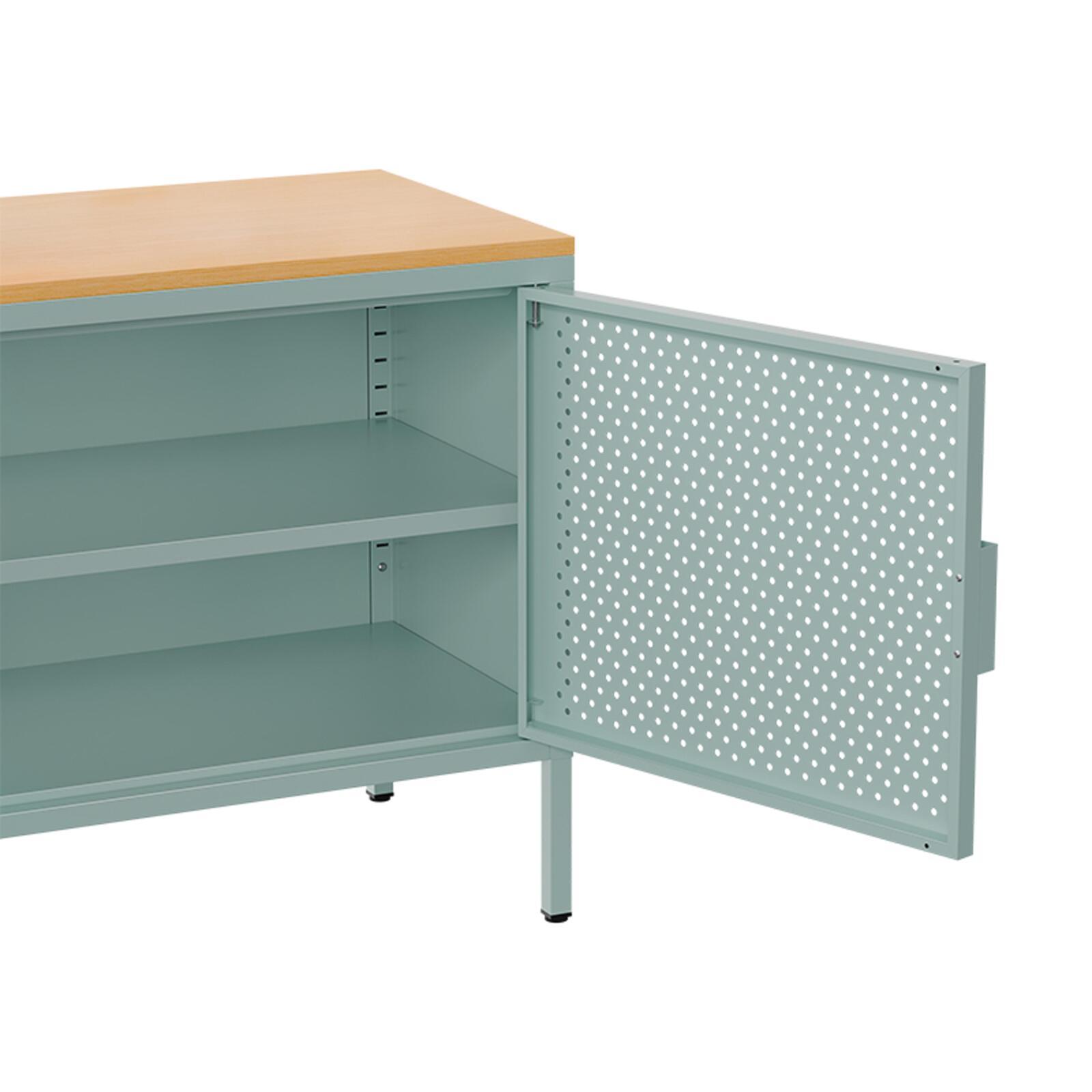 Buffet en métal 2 portes 100 cm 