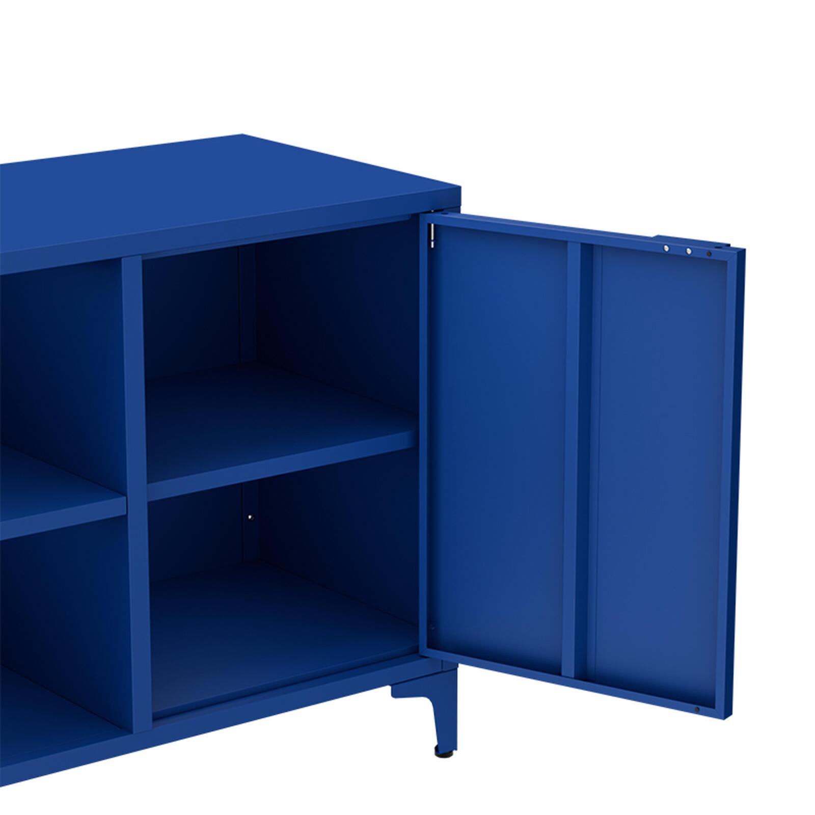 Buffet en métal 2 portes 120 cm 