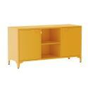 Buffet en métal 2 portes 120 cm 