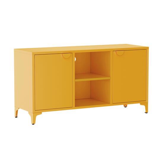 Buffet en métal 2 portes 120 cm | Oviala