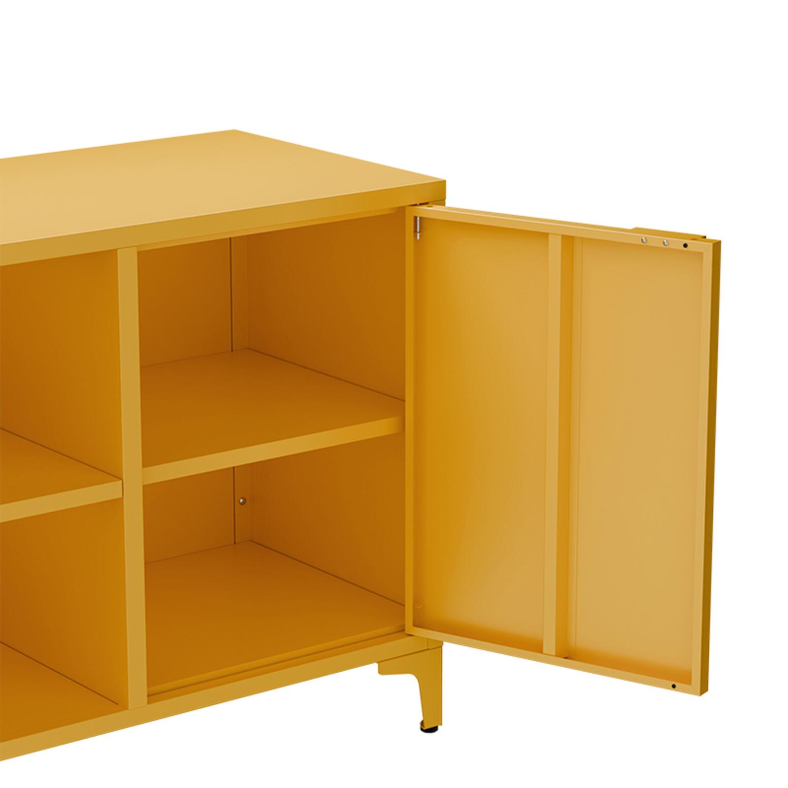 Buffet en métal 2 portes 120 cm 