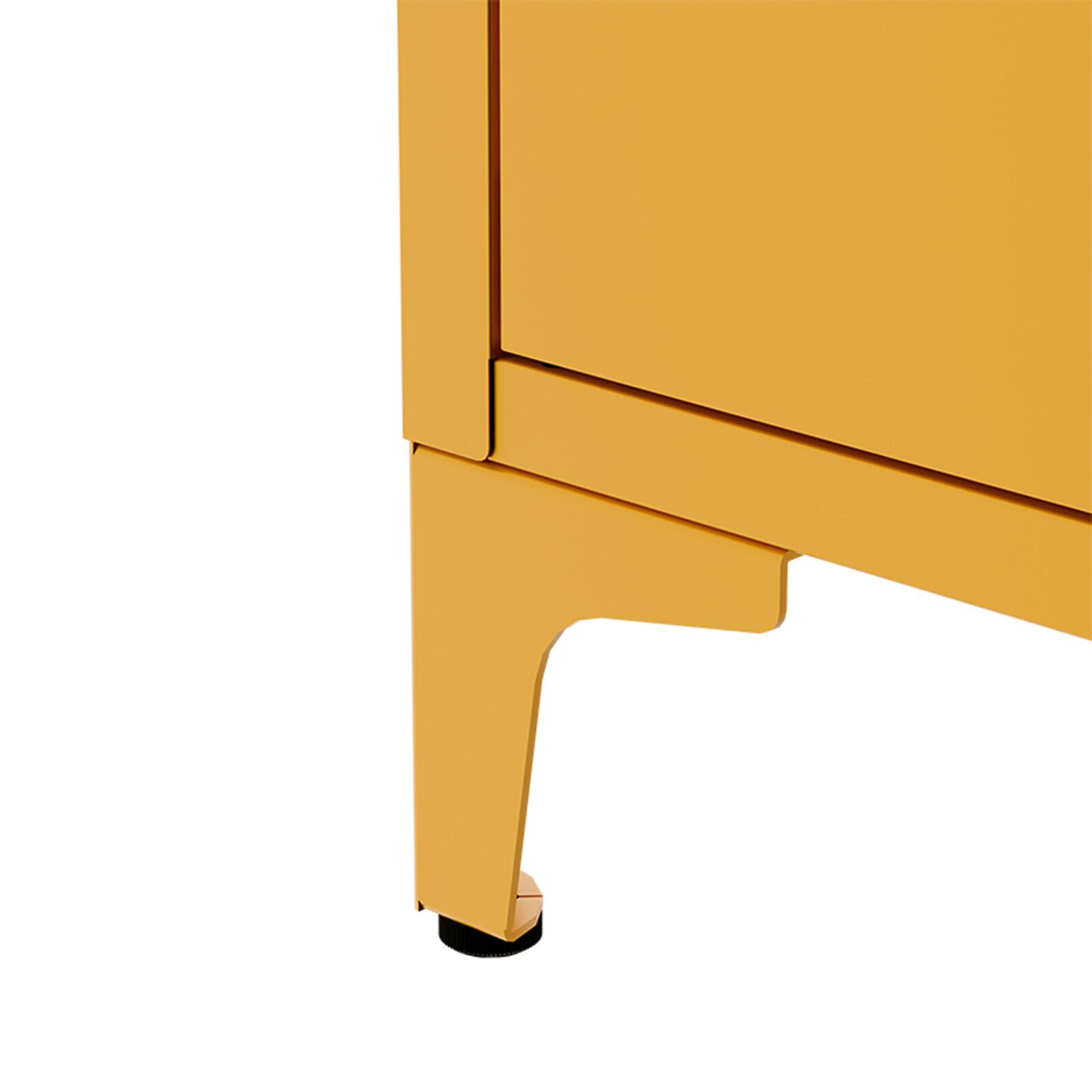 Buffet en métal 2 portes 120 cm 