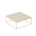 Table basse en métal carrée 120x40 cm 