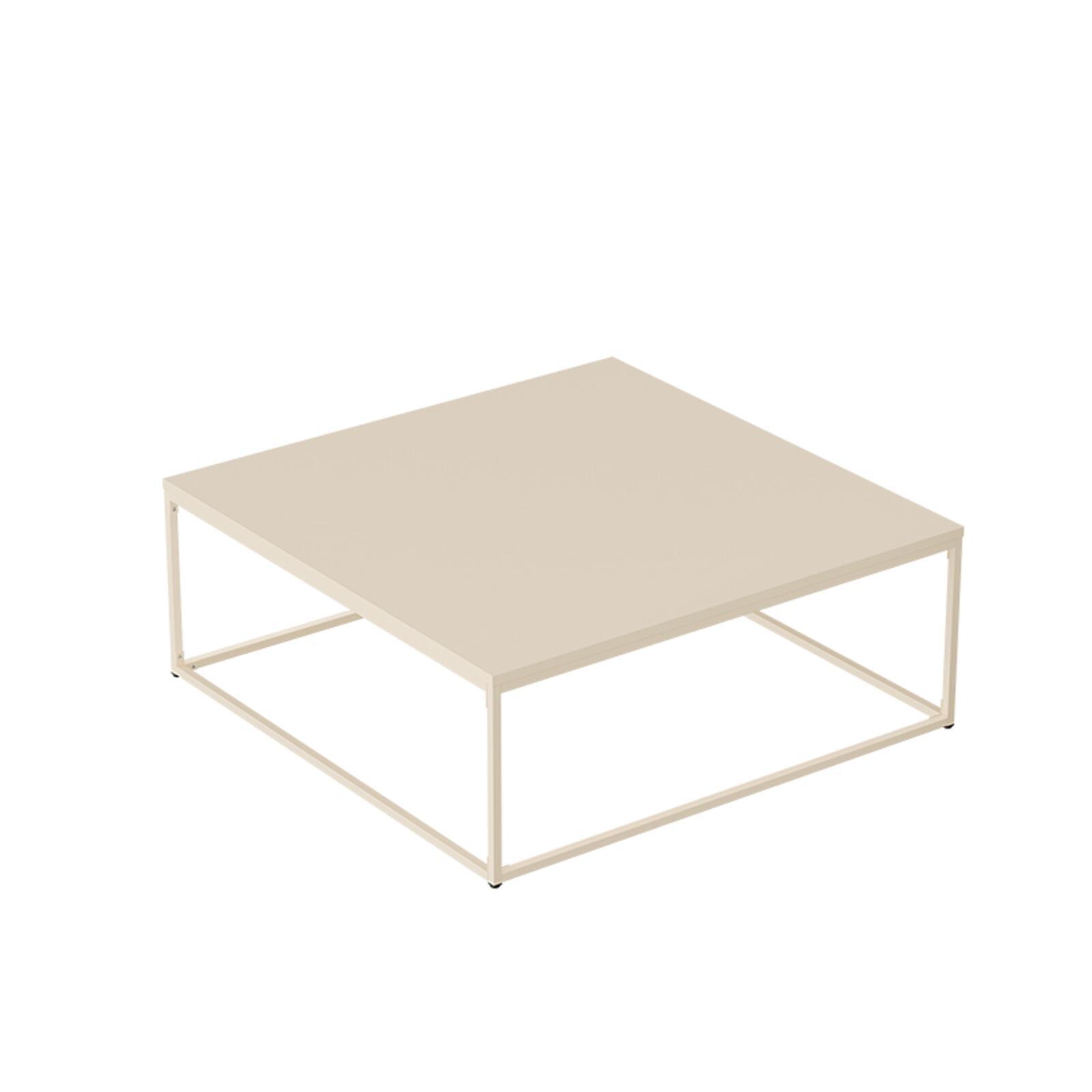 Table basse en métal carrée 120x40 cm 