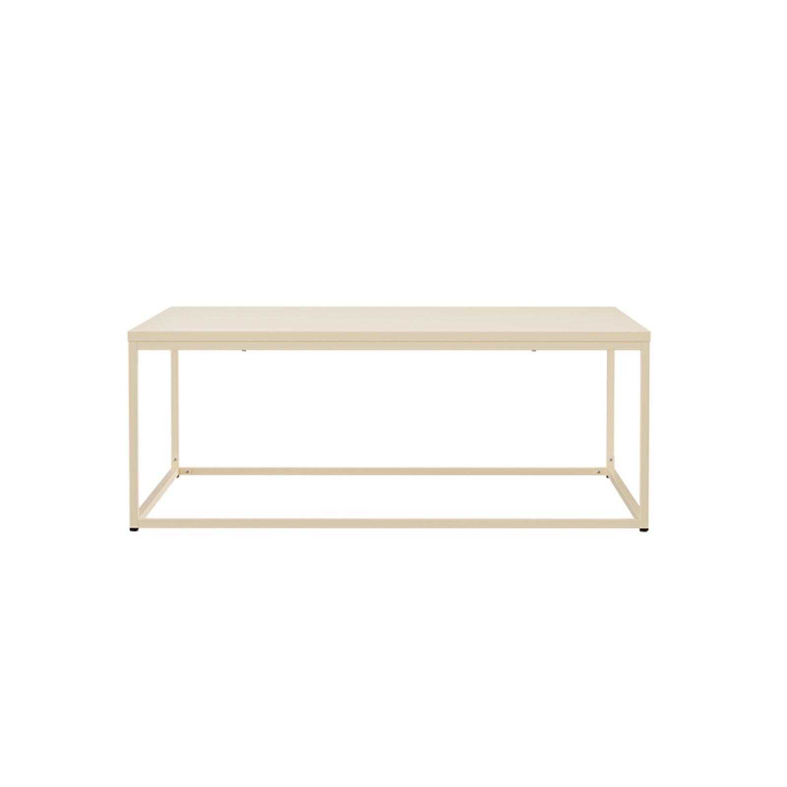 Table basse en métal carrée 120x40 cm 