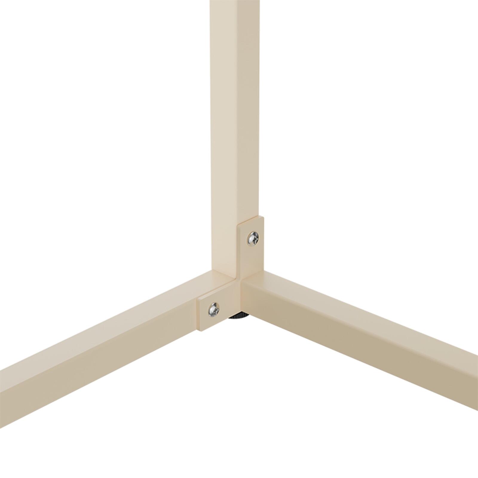 Table basse en métal carrée 120x40 cm 