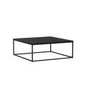 Table basse en métal carrée 120x40 cm 