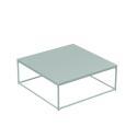 Table basse en métal carrée 120x40 cm 
