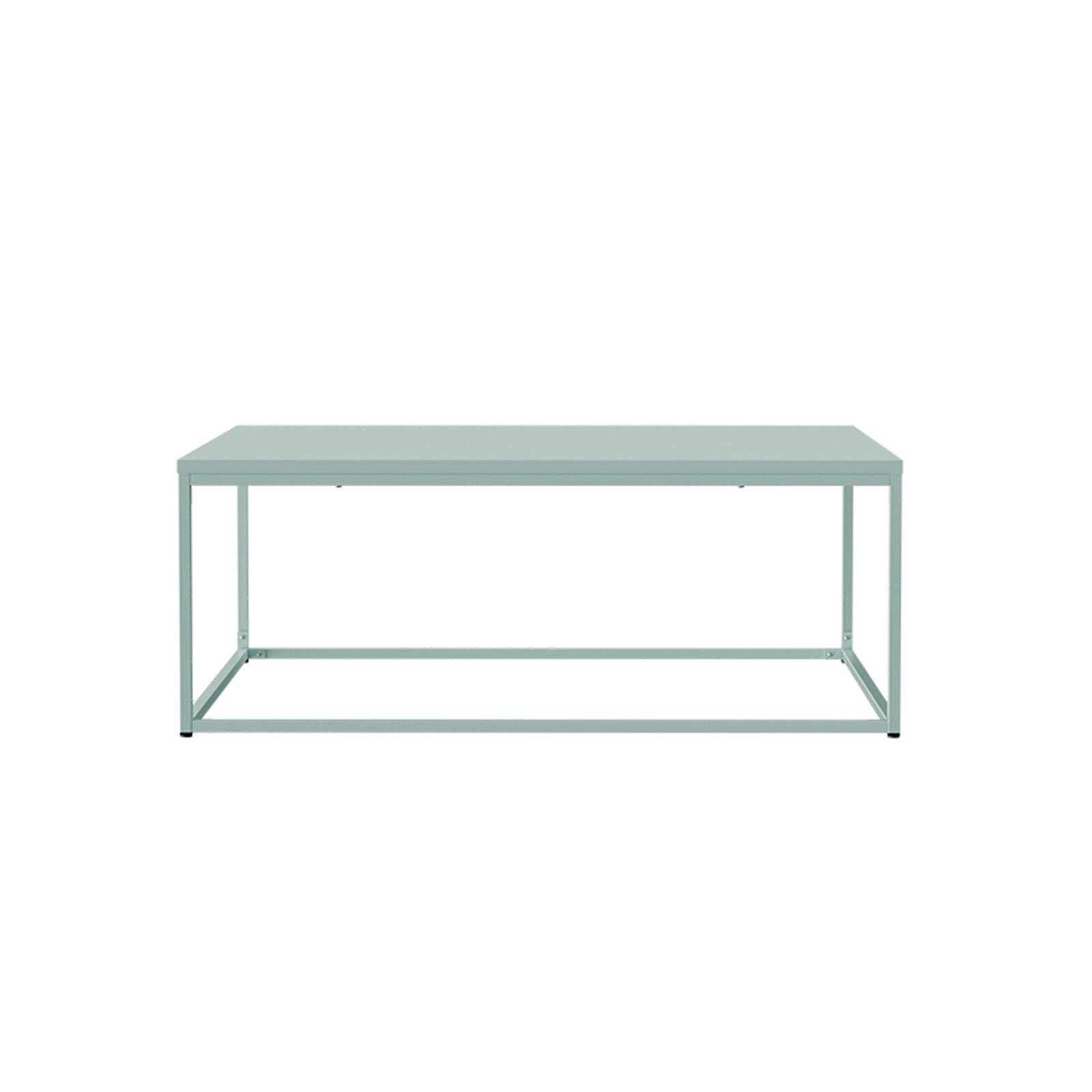 Table basse en métal carrée 120x40 cm 