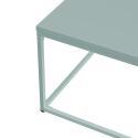 Table basse en métal carrée 120x40 cm 