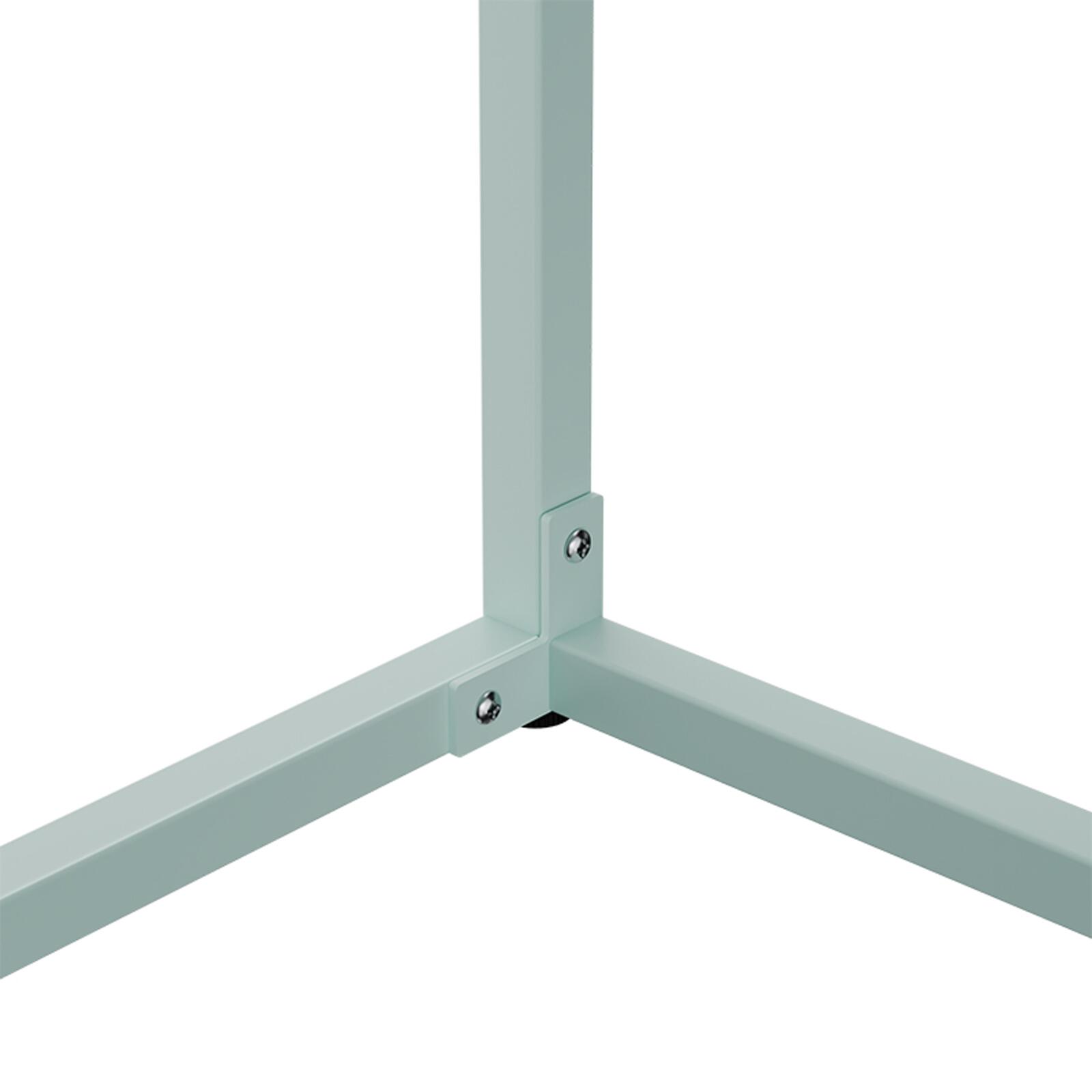 Table basse en métal carrée 120x40 cm 