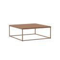 Table basse en métal carrée 120x40 cm 