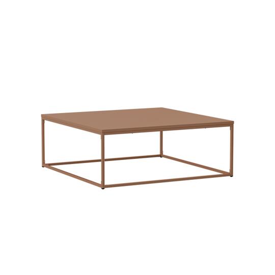 Table basse en métal carrée 120x40 cm | Oviala