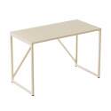 Bureau uni en métal 120 x 60 cm 