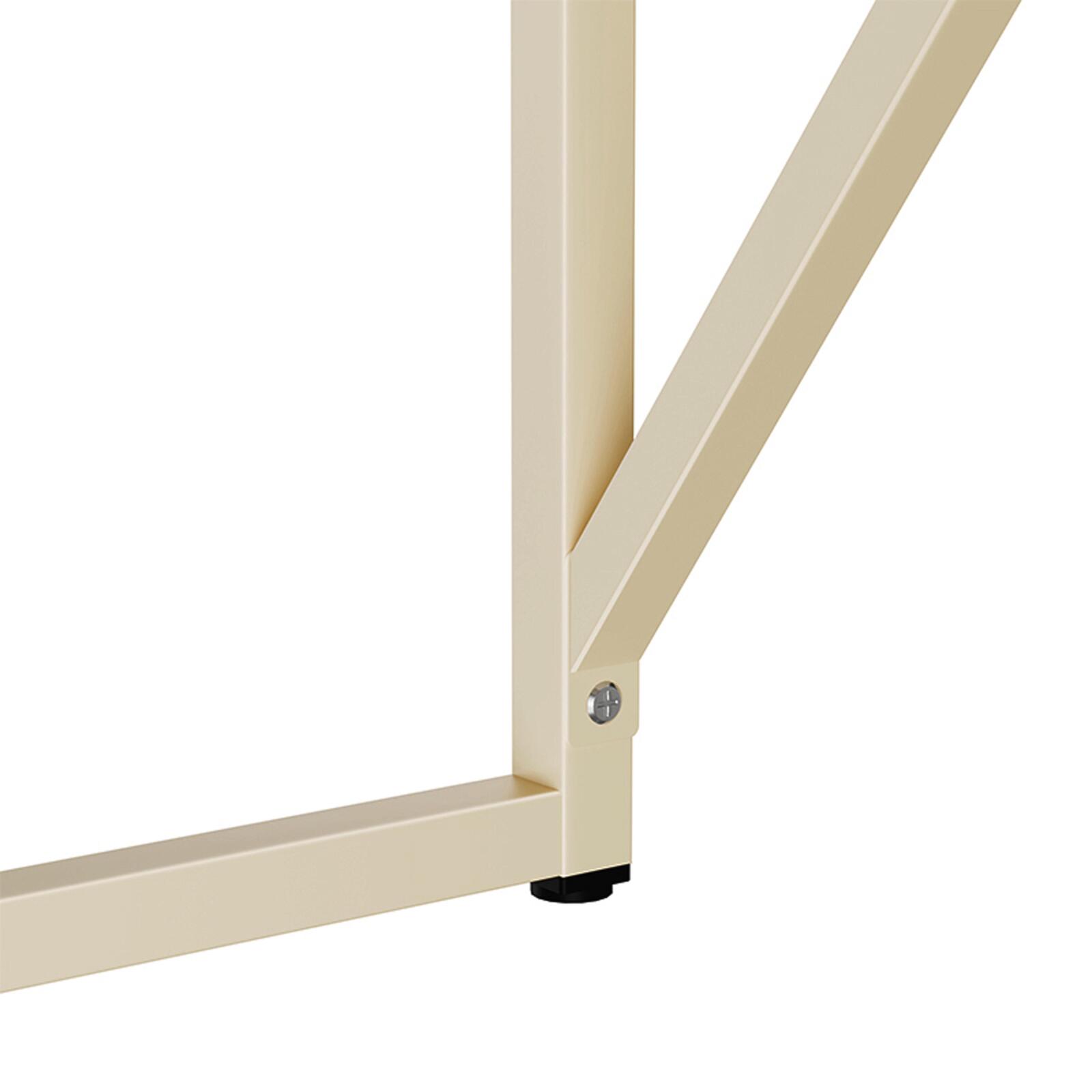 Bureau uni en métal 120 x 60 cm 