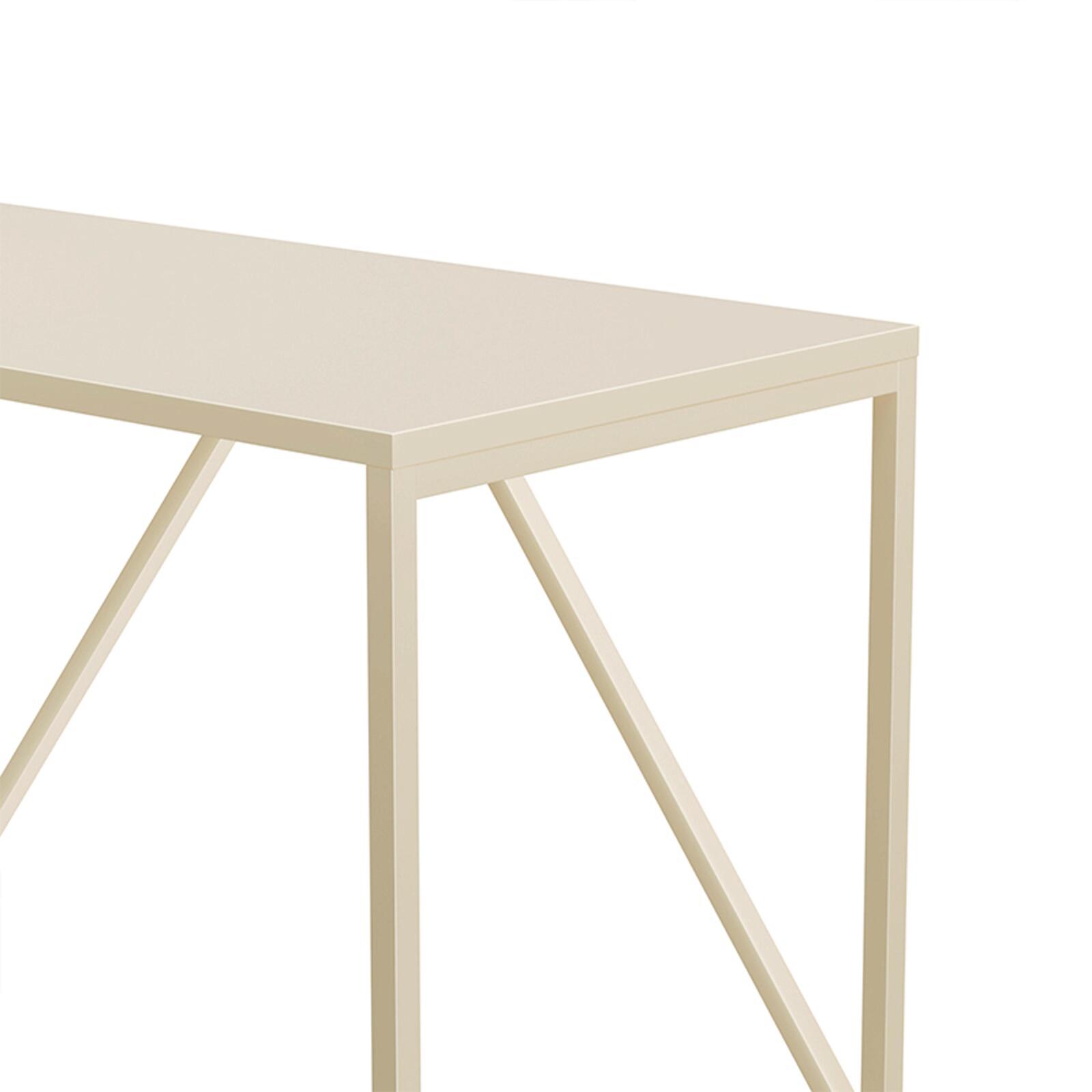 Bureau uni en métal 120 x 60 cm 