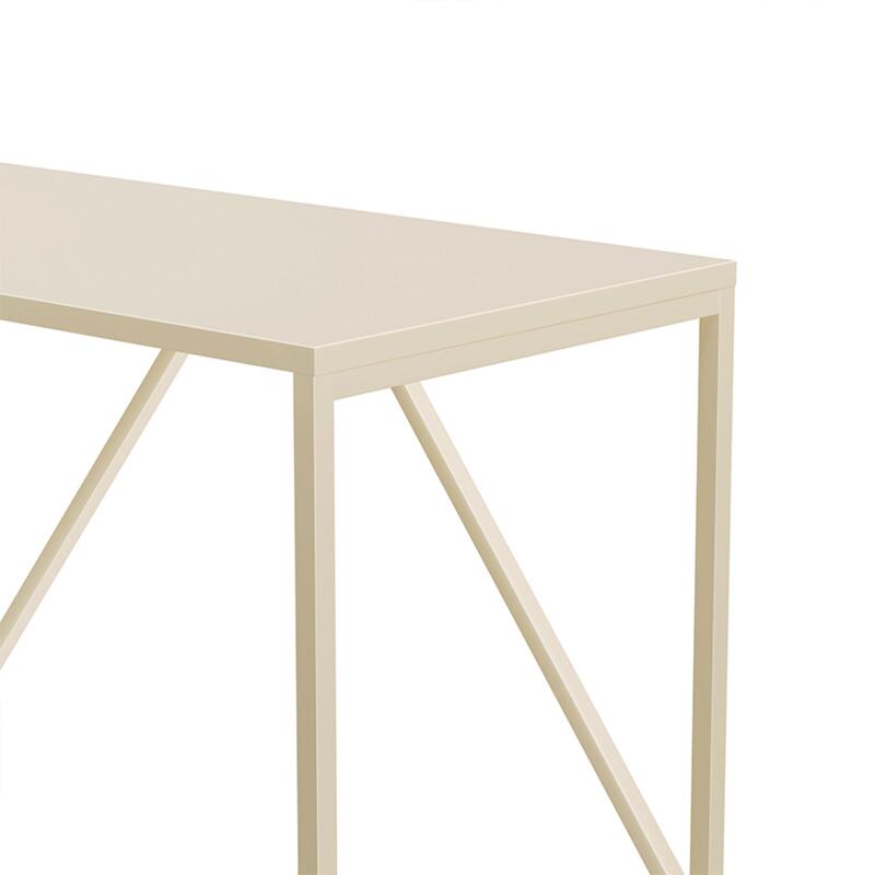 Bureau uni en métal 120 x 60 cm  (4/6)