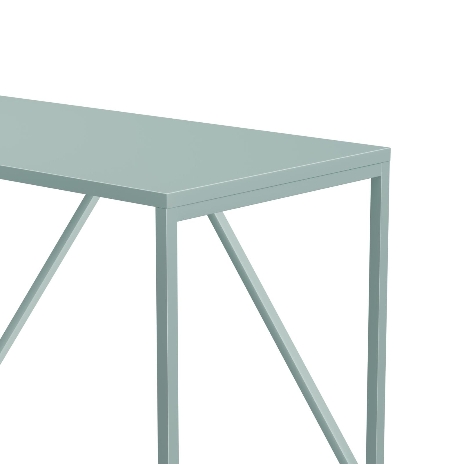 Bureau uni en métal 120 x 60 cm 