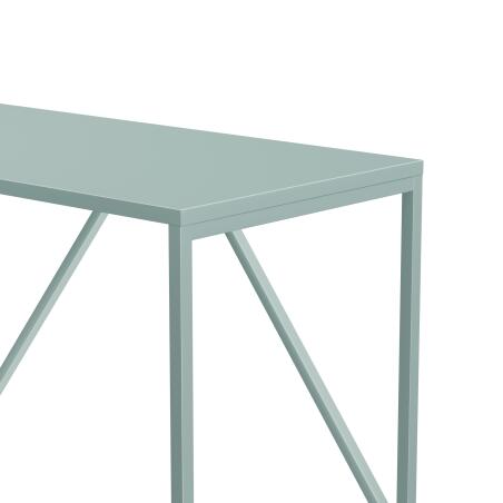 Bureau uni en métal 120 x 60 cm  (4/6)